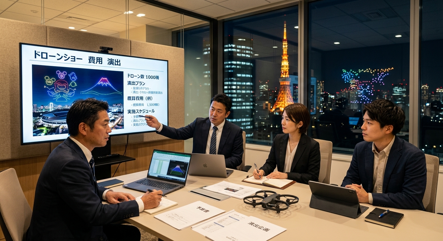 ドローンショーの費用相場【2026年最新版】